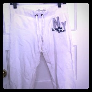 White Aeropostale capris